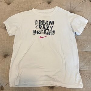 dream crazy dreams girls nike dri-fit tee